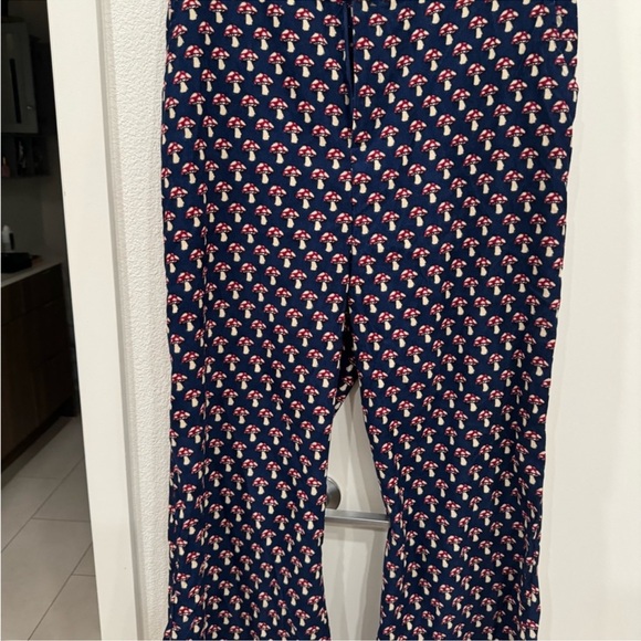 Vintage Style corduroy mushroom print jumpsuit - Picture 3 of 3